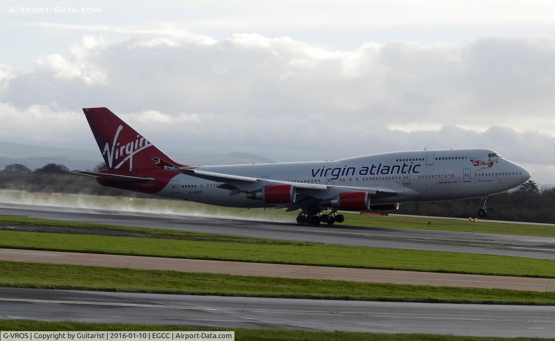G-VROS, 2001 Boeing 747-443 C/N 30885, At Manchester