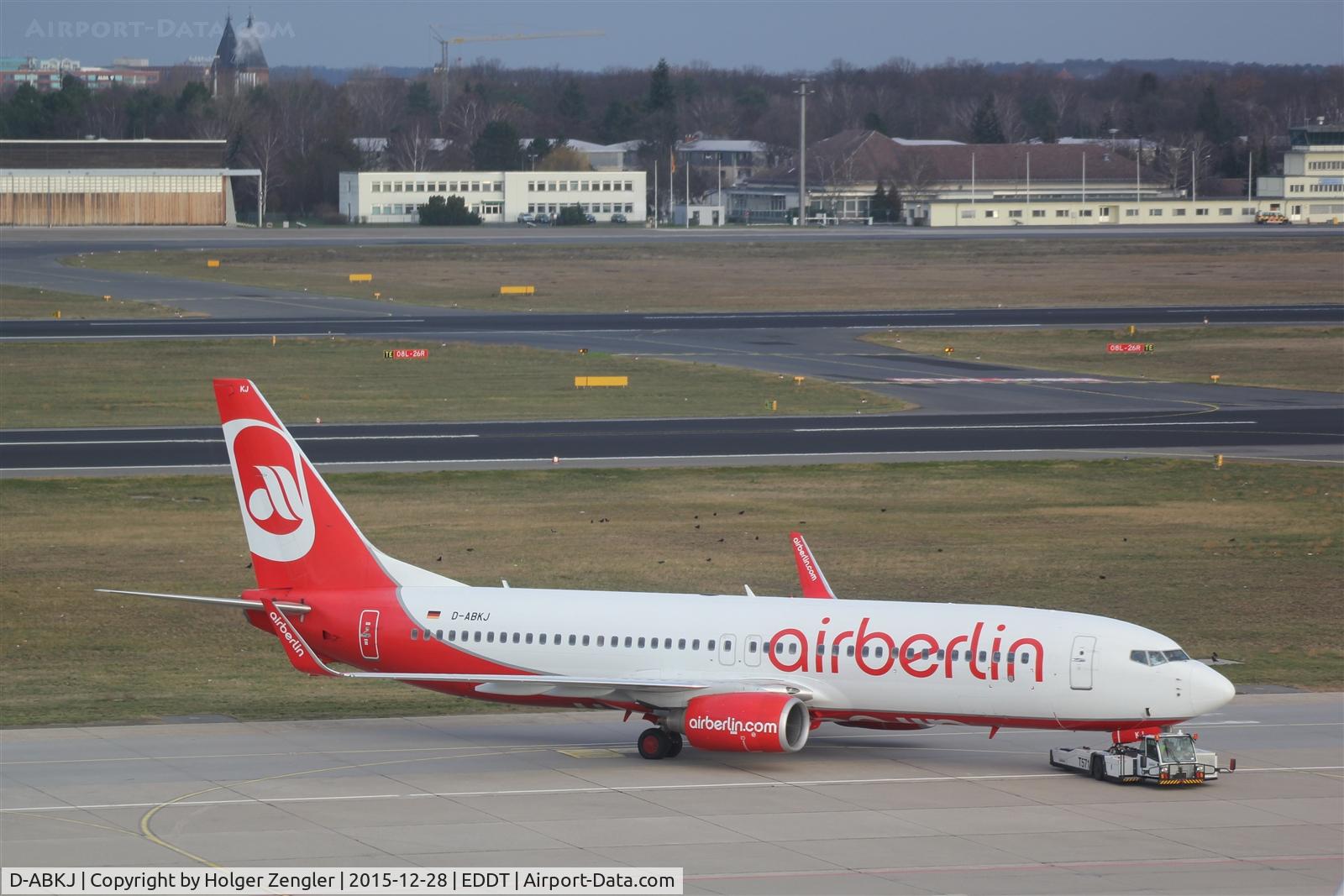 D-ABKJ, 2010 Boeing 737-86J C/N 37749, Push back ceremony (face east)....