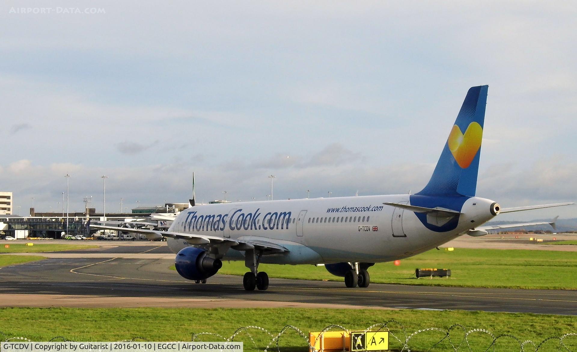 G-TCDV, 2003 Airbus A321-211 C/N 1972, At Manchester