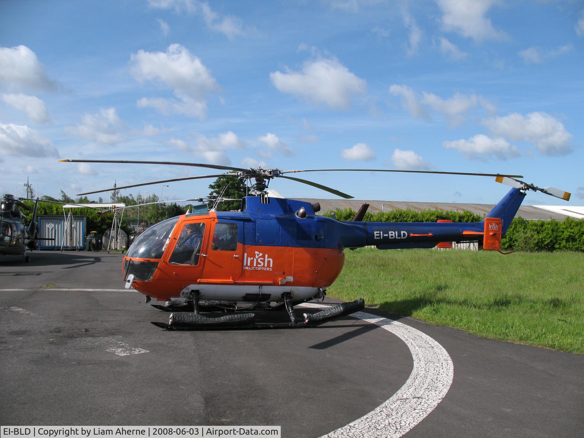 EI-BLD, 1979 MBB Bo-105DB C/N S-381, EI-BLD (Irish Helicopters Ltd) seen at Dublin Airport on the 3rd of June 2008.