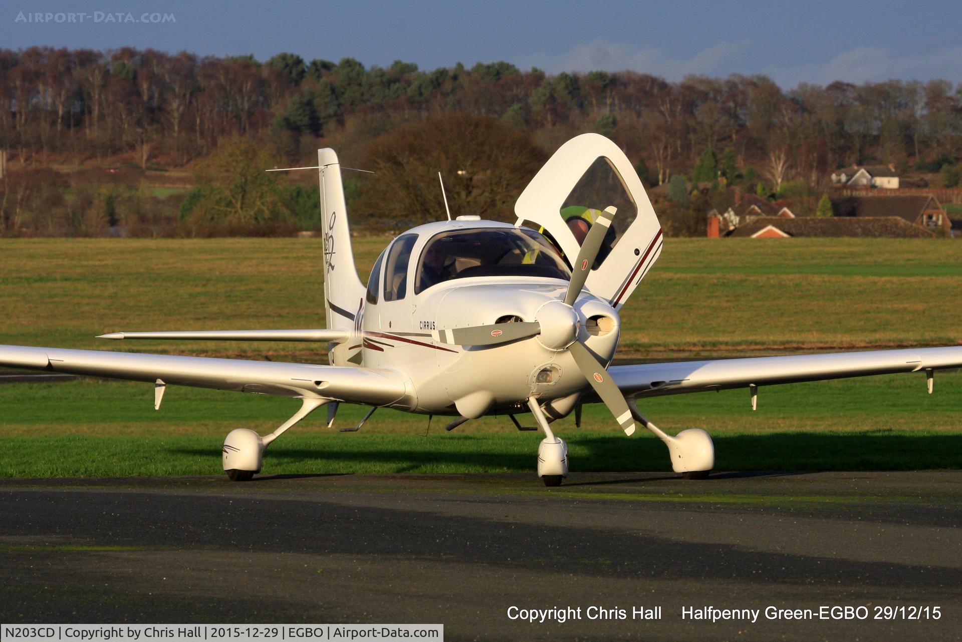 N203CD, 2004 Cirrus SR20 G2 C/N 1451, at Halfpenny Green