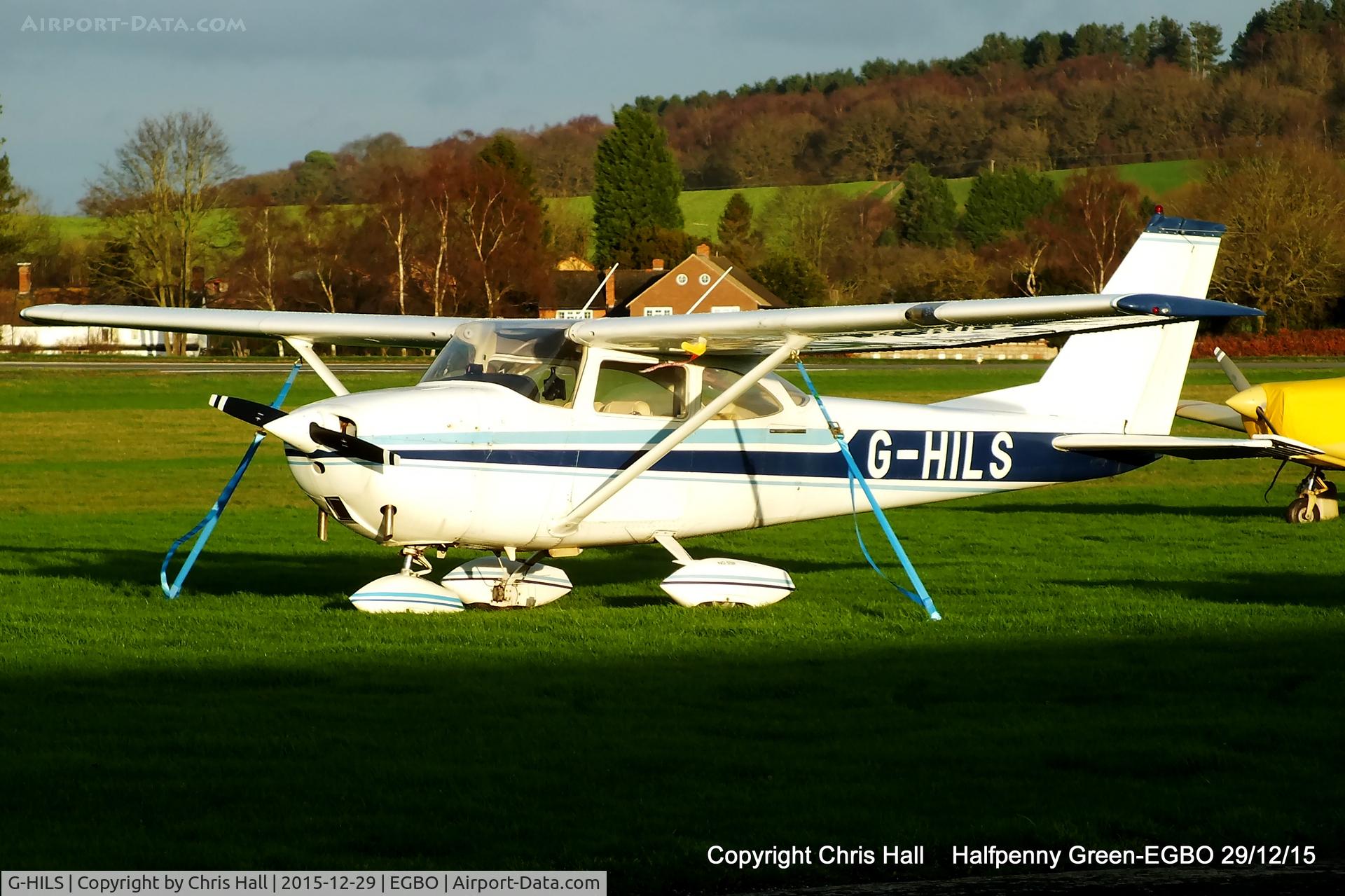 G-HILS, 1968 Reims F172H Skyhawk C/N 0522, at Halfpenny Green