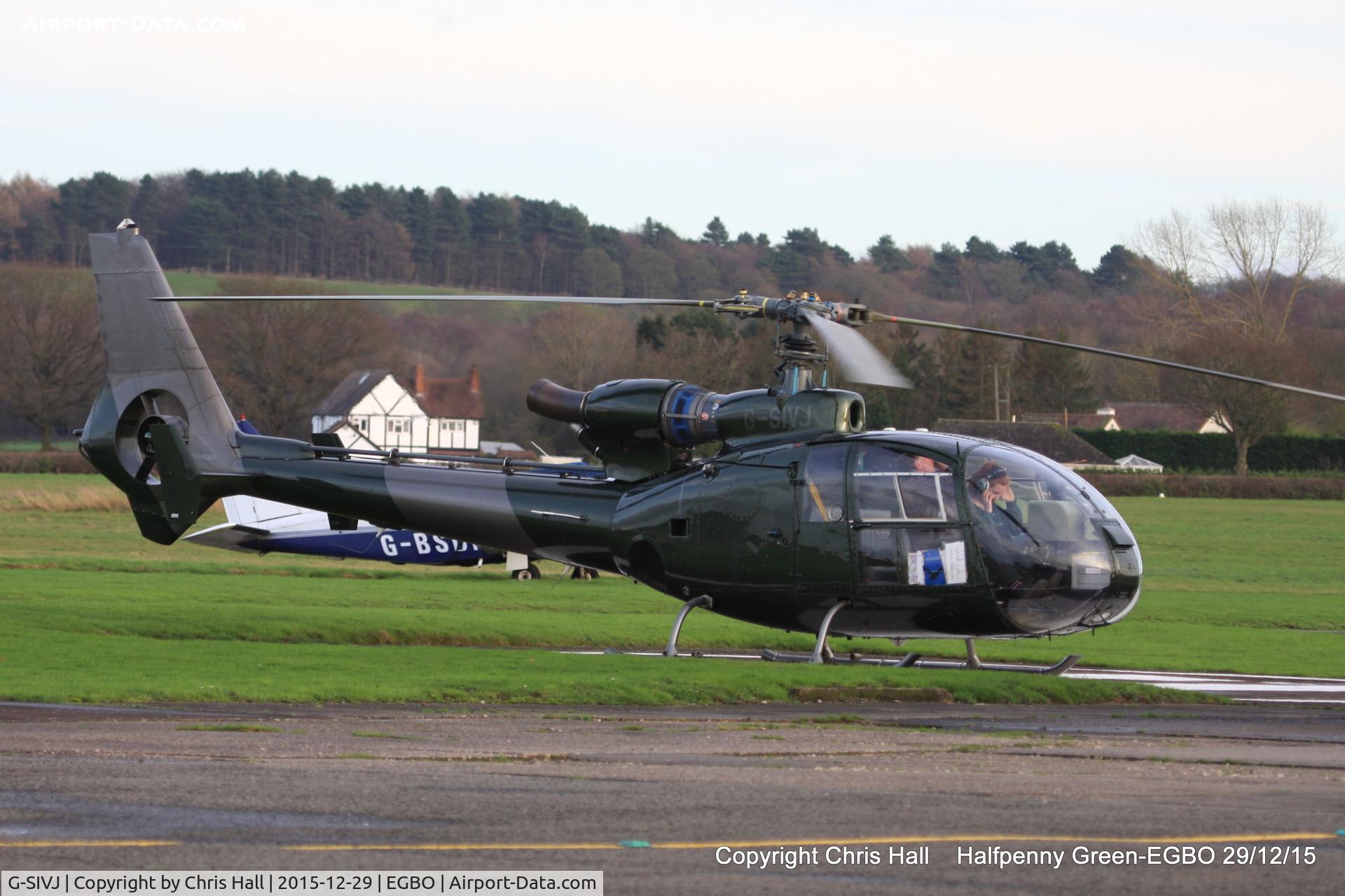 G-SIVJ, 1984 Westland SA-341C Gazelle HT2 C/N 2012, at Halfpenny Green