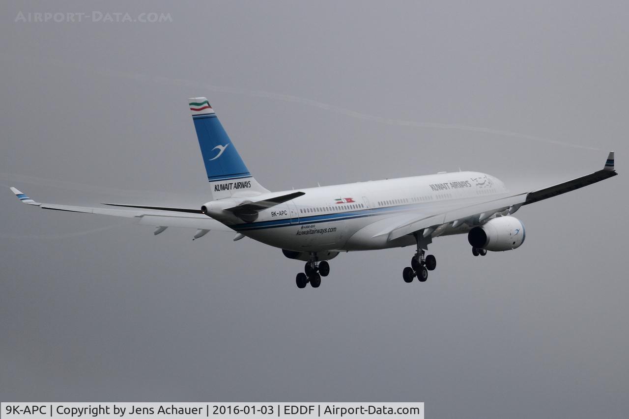 9K-APC, 2015 Airbus A330-243 C/N 1653, Short final