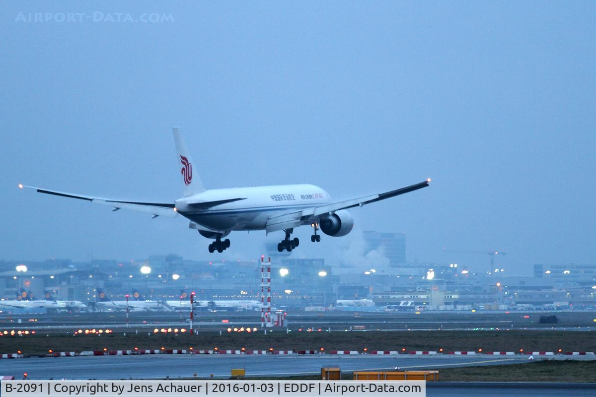 B-2091, 2014 Boeing 777-FFT C/N 44682, Arriving FRA