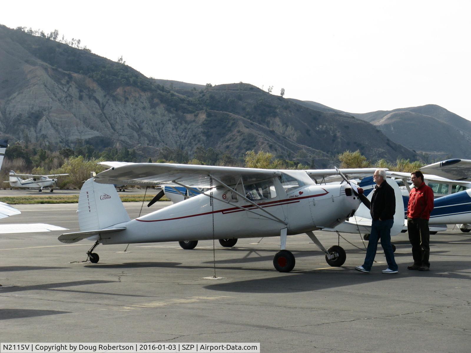 N2115V, 1948 Cessna 120 C/N 14340, 1948 Cessna 120, Continental C85 85 Hp, with common rear side wndow option ala C140.