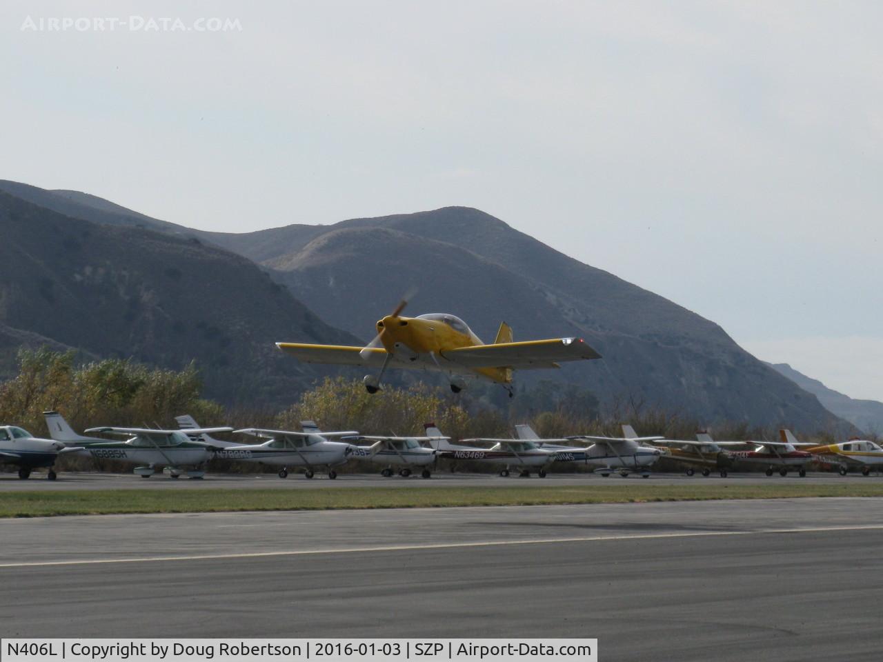 N406L, 2008 Vans RV-6 C/N 936, Provo PROVO 6, Lycoming O-320 160 Hp, takeoff climb Rwy 04, Young Eagles flight