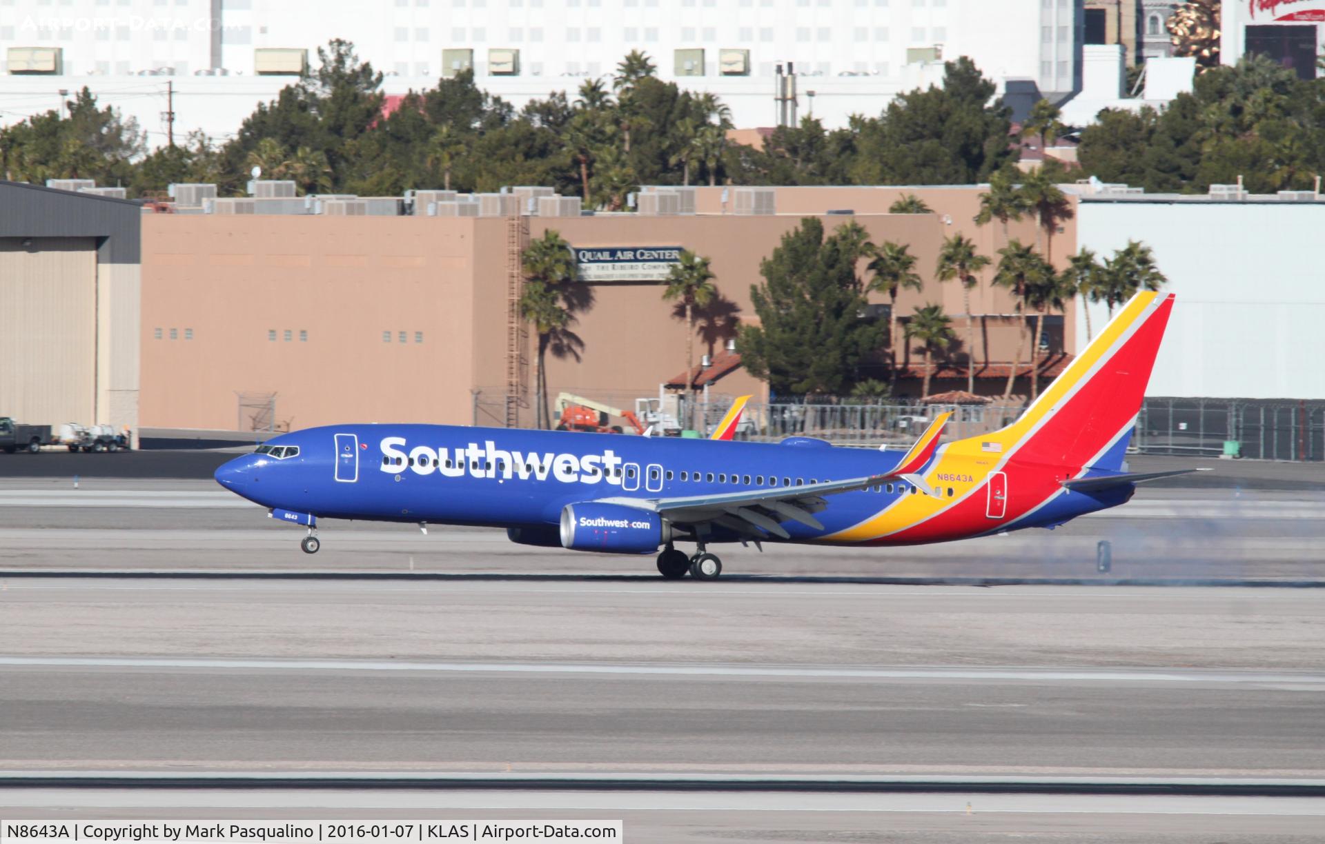 N8643A, 2014 Boeing 737-8H4 C/N 42524, Boeing 737-800