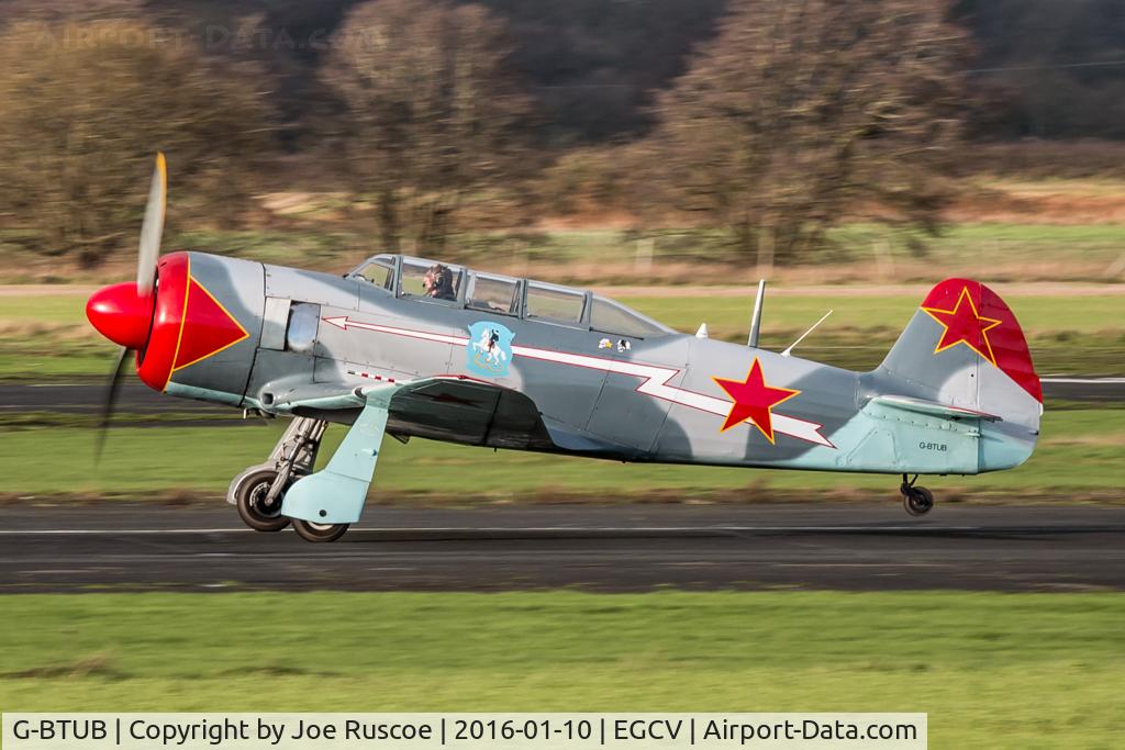 G-BTUB, 1956 Let C-11 (Yak-11) C/N 172623, G-BTUB at Sleap Airfield.