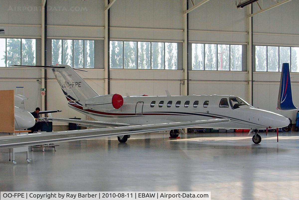 OO-FPE, 2007 Cessna 525B CitationJet CJ3 C/N 525B-0158, Cessna CitationJet CJ3 [525B-0158] (Flying Group) Antwerp-Deurne~OO 11/08/2010