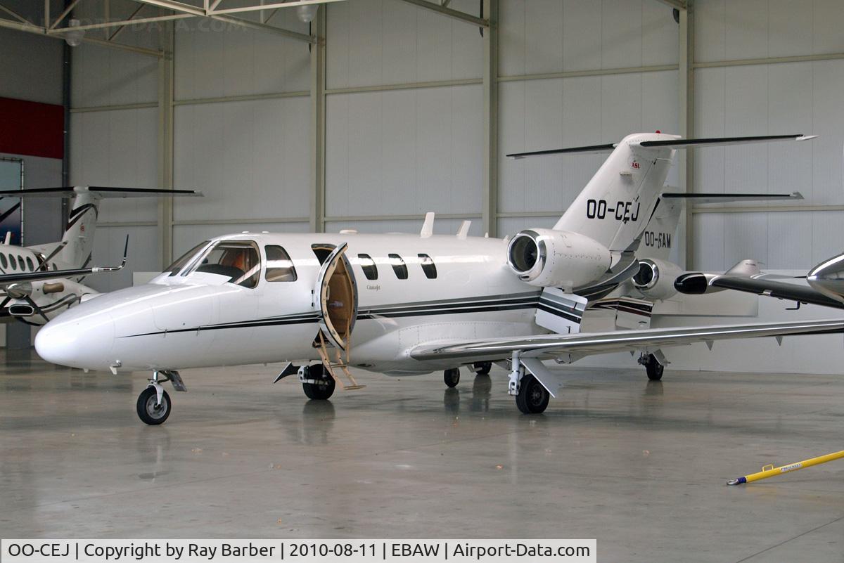 OO-CEJ, 1999 Cessna 525A CitationJet CJ2 C/N 525A-0172, Cessna CitationJet  [525-0172] (Air Service Liege) Antwerp-Deurne~OO 11/08/2010