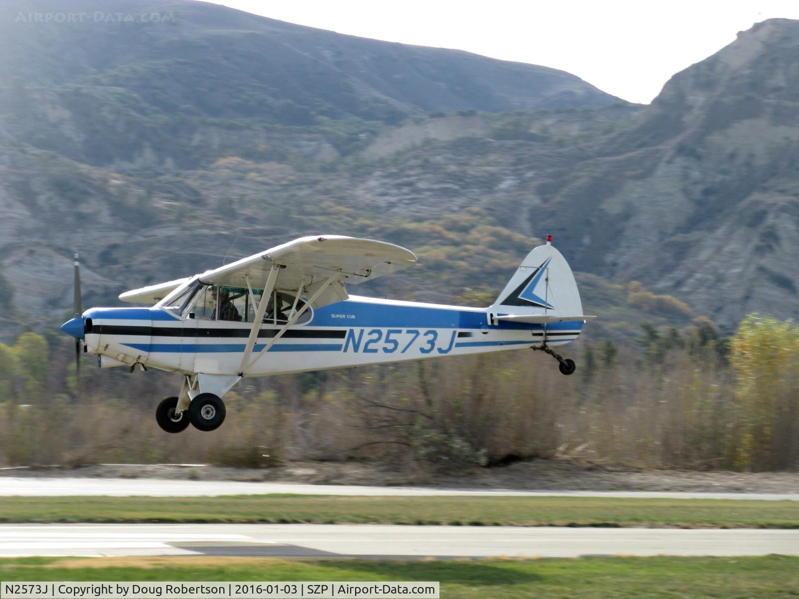 N2573J, 1979 Piper PA-18-150 Super Cub C/N 18-7909132, 1979 Piper PA-18-150 SUPER CUB, Lycoming O-320 150 Hp, landing Rwy 04