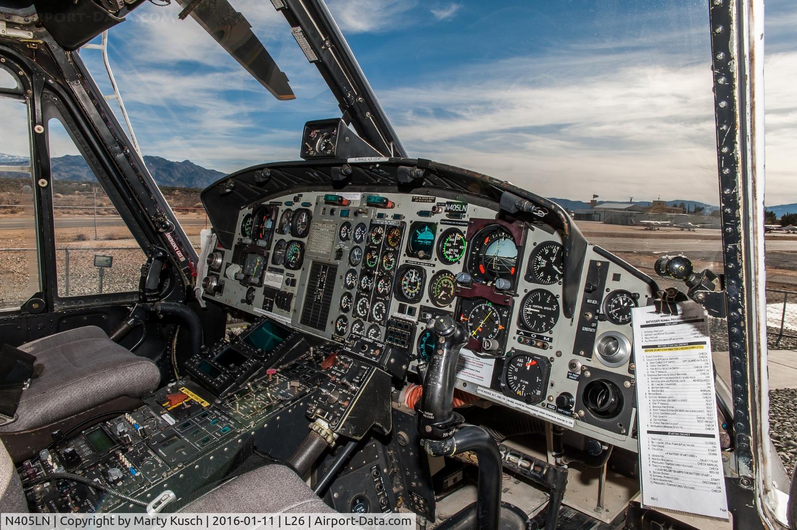 N405LN, 1981 Bell 412 C/N 33025, Departing L26