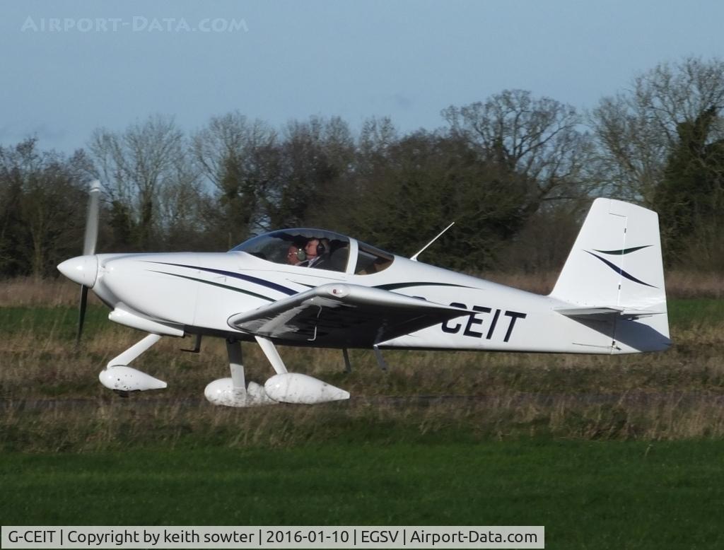 G-CEIT, 2006 Vans RV-7A C/N PFA 323-13696, Lifting off