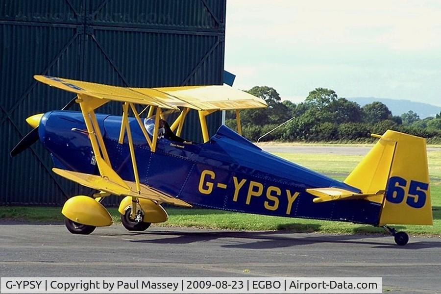 G-YPSY, 1988 Andreasson BA-4B C/N PFA 038-10352, Resident @ Wolverhampton(Halfpenny Green) when photographed.