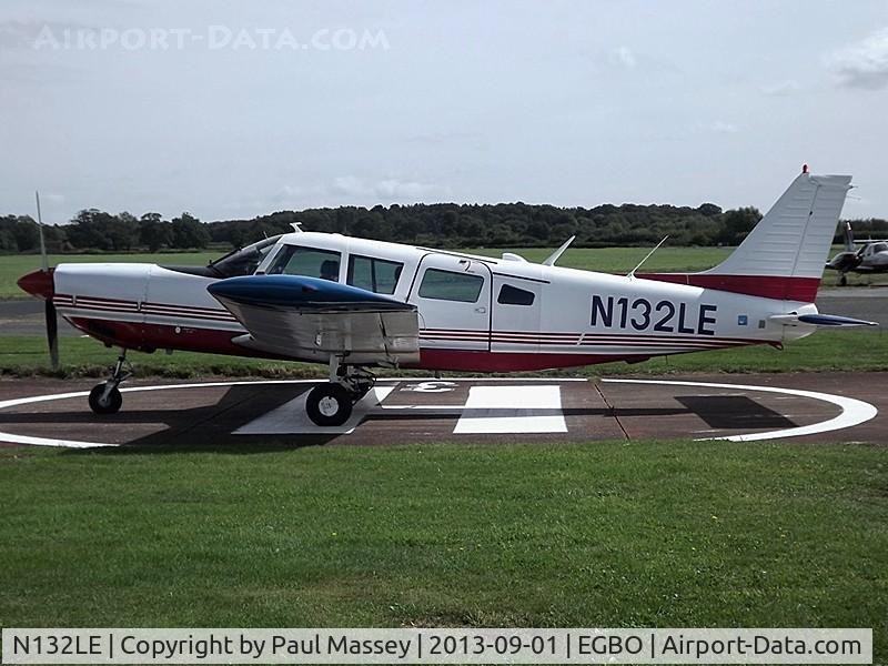 N132LE, 1966 Piper PA-32-300 Cherokee Six Cherokee Six C/N 32-40038, @ Wolverhampton(Halfpenny Green).