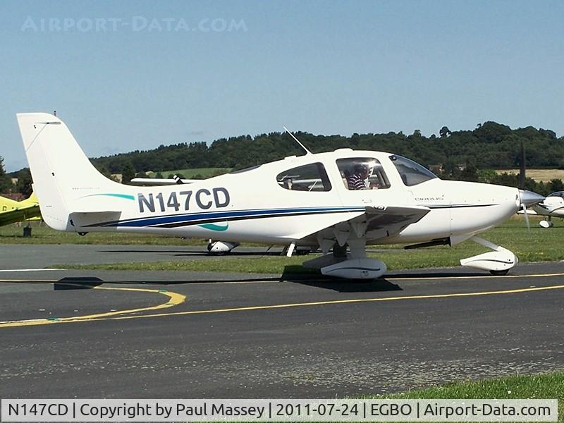 N147CD, 2000 Cirrus SR20 C/N 1043, @ Wolverhampton(Halfpenny Green).