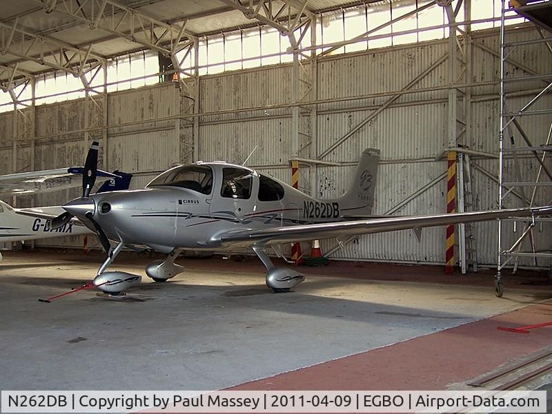 N262DB, 2008 Cirrus SR22 G3 GTS Turbo C/N 2915, @Wolverhampton(Halfpenny Green).