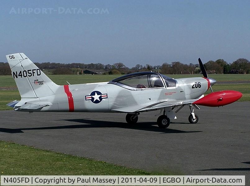 N405FD, 1990 SIAI-Marchetti SF-260D C/N 770, @ Wolverhampton(Halfpenny Green).