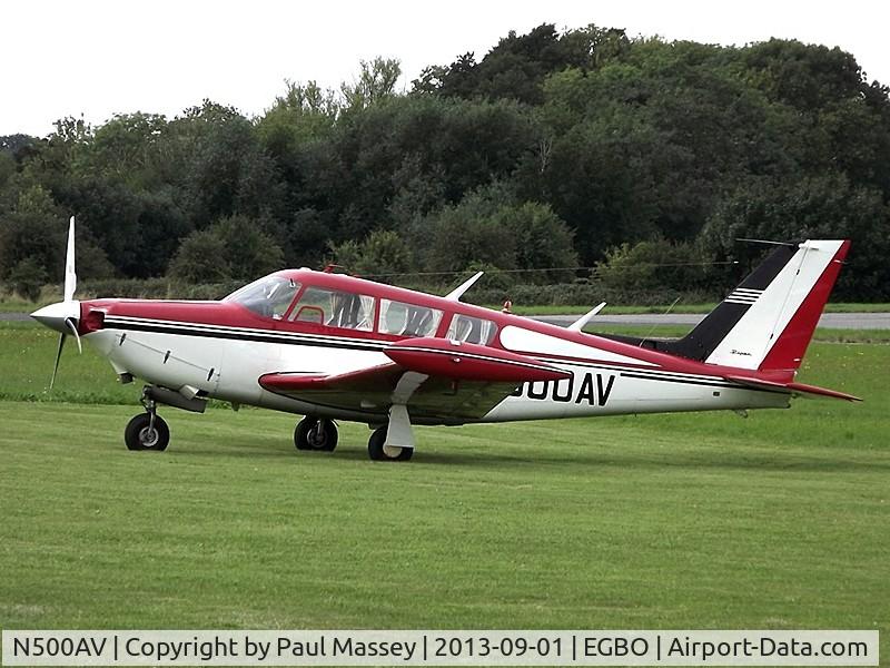 N500AV, 1969 Piper PA-24-260 Comanche C/N 24-4805, @ Wolverhampton(Halfpenny Green). ex:-OO-SAP,N9309P.