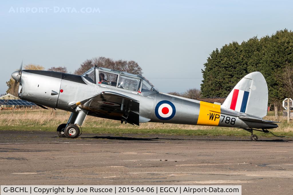 G-BCHL, 1952 De Havilland DHC-1 Chipmunk T.10 C/N C1/0680, G-BCHL at Sleap Airfield.