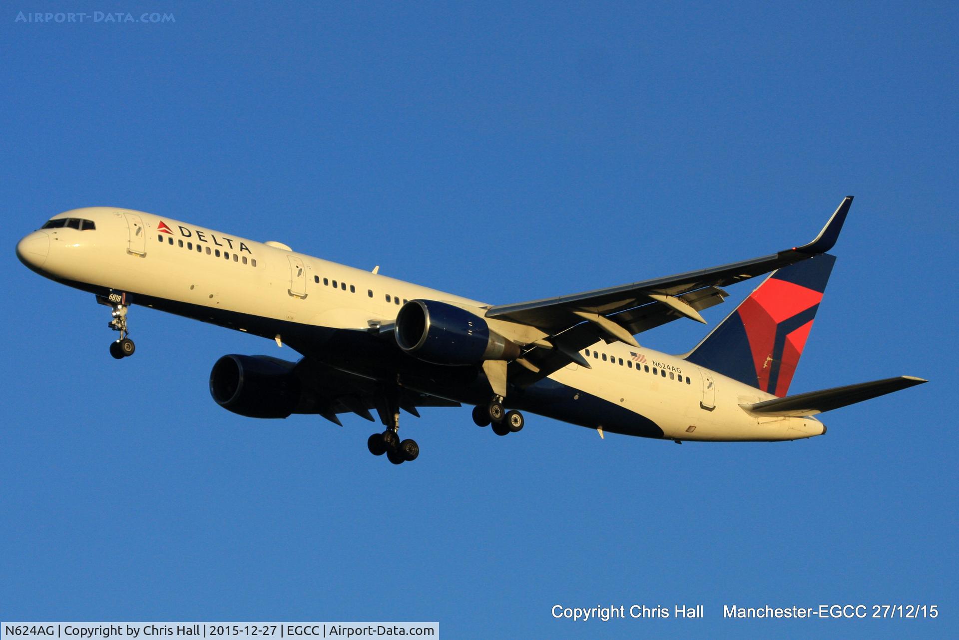 N624AG, 1993 Boeing 757-2Q8 C/N 25624, Delta