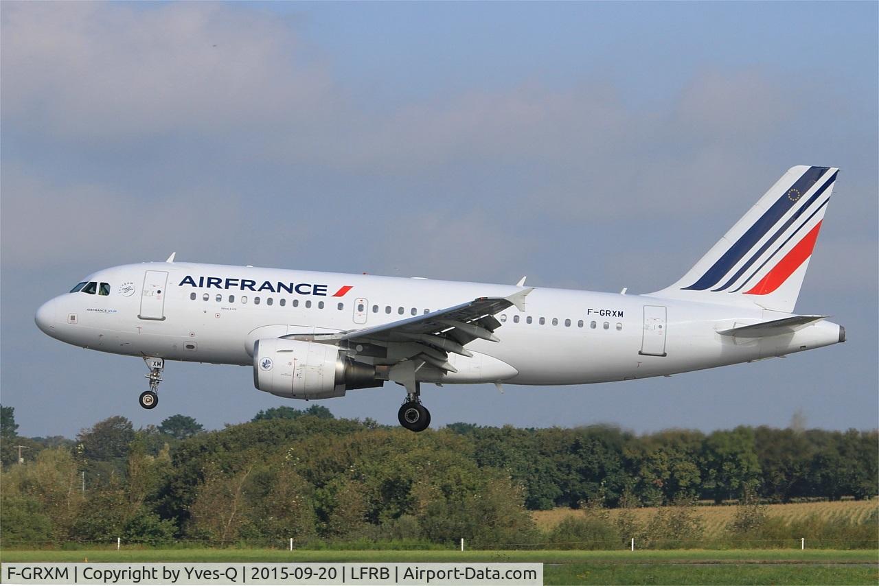 F-GRXM, 2006 Airbus A319-111 C/N 2961, Airbus A319-115LR, On final rwy 25L, Brest-Bretagne airport (LFRB-BES)