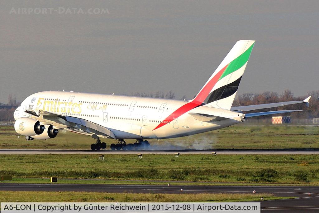 A6-EON, 2015 Airbus A380-861 C/N 188, Arriving