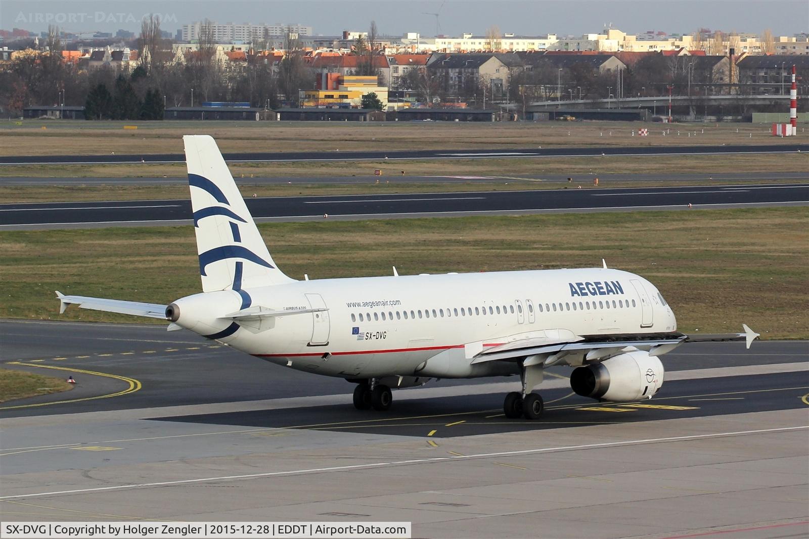 SX-DVG, 2006 Airbus A320-232 C/N 3033, On taxi to departure...