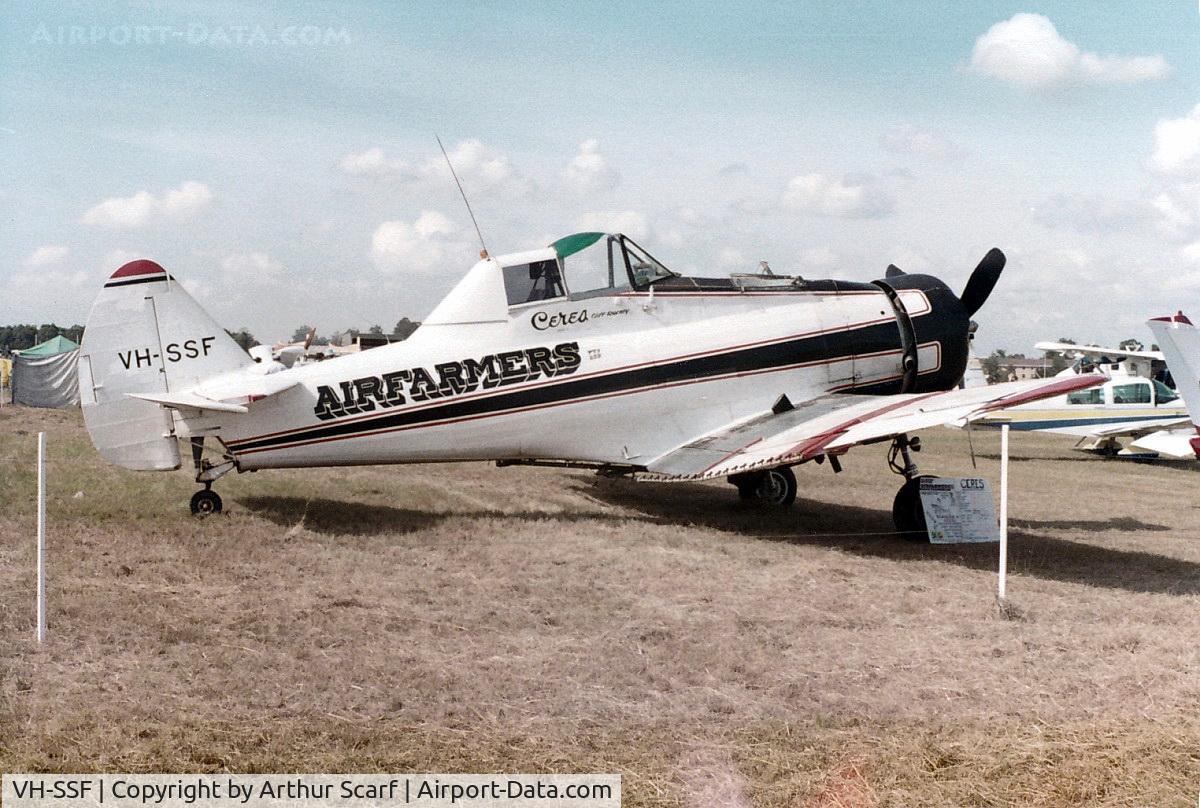 VH-SSF, 1961 Commonwealth CA-28C Ceres C/N CA28-13, c.1993 location NSW but uncertain where.