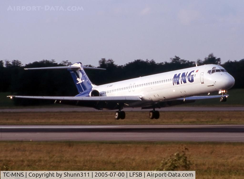 TC-MNS, 1982 McDonnell Douglas MD-82 (DC-9-82) C/N 48098, Landing rwy 15