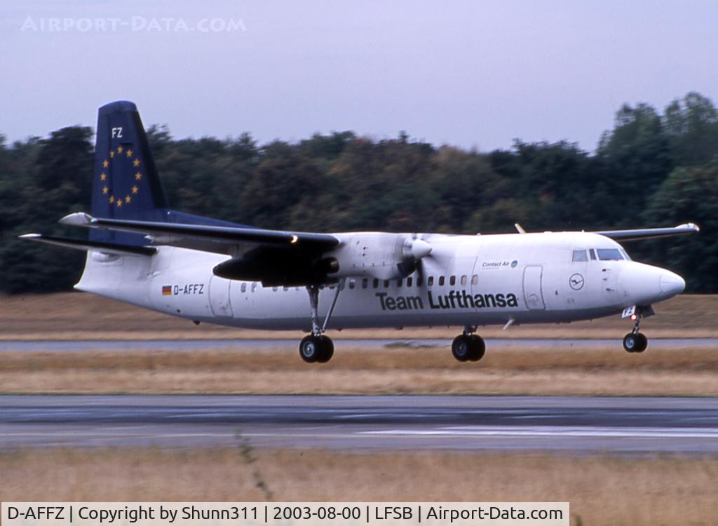D-AFFZ, 1988 Fokker 50 C/N 20133, Landing rwy 15
