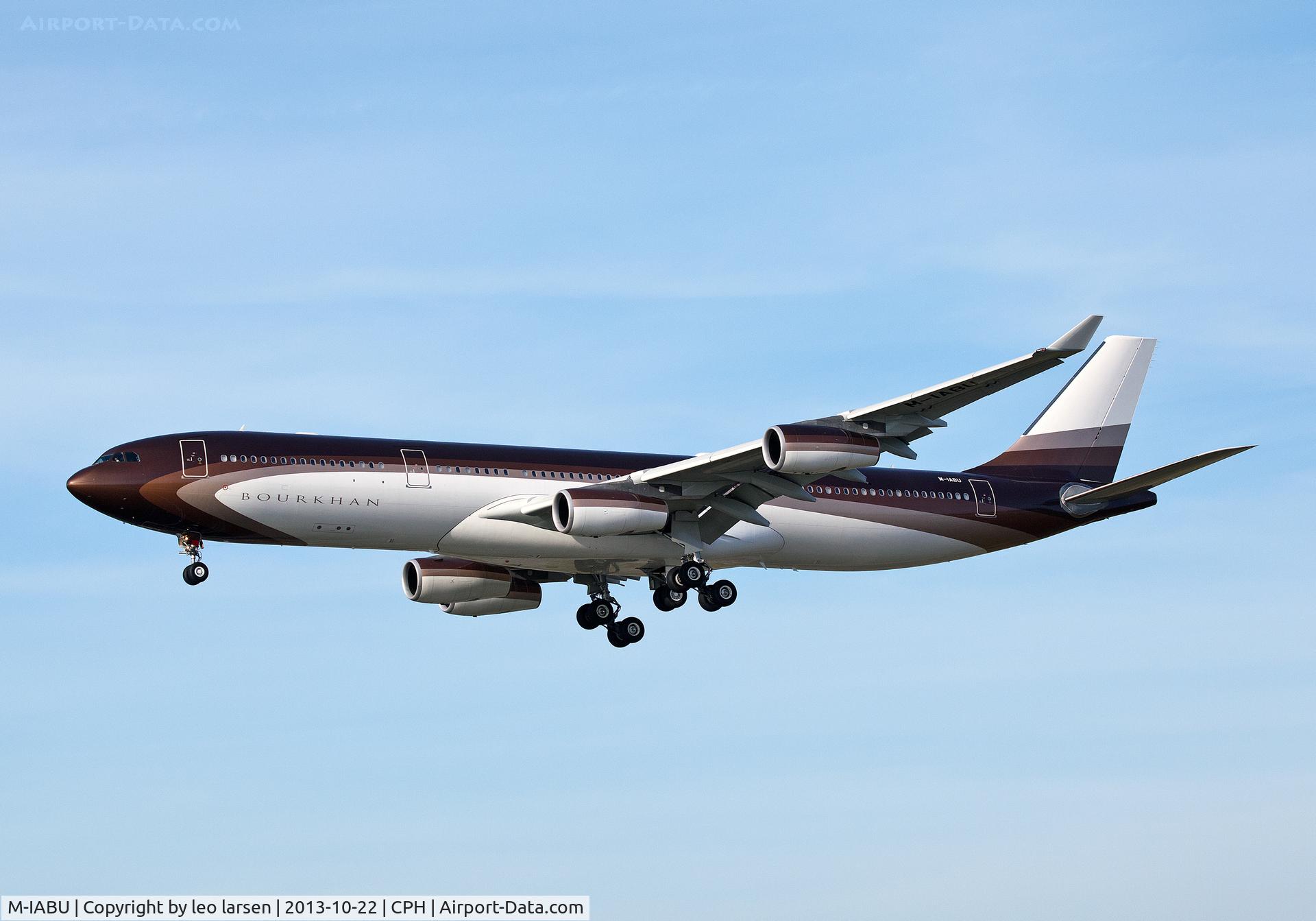 M-IABU, 2008 Airbus A340-313X C/N 955, Copenhagen 22.10.13