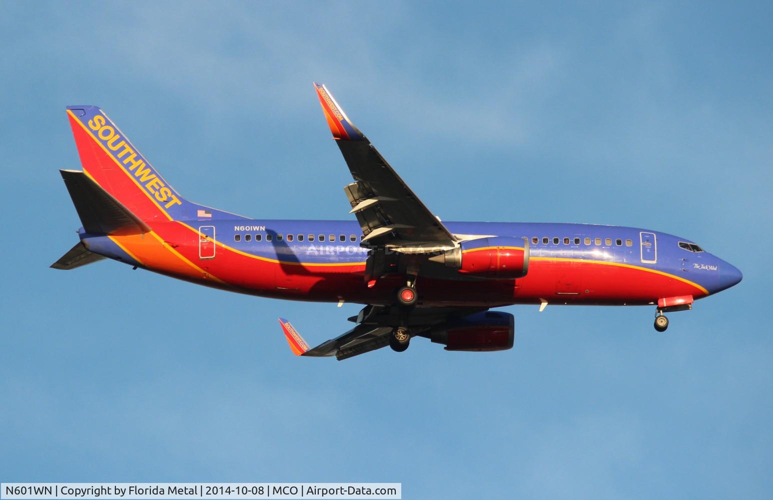 N601WN, 1995 Boeing 737-3H4 C/N 27695, Southwest