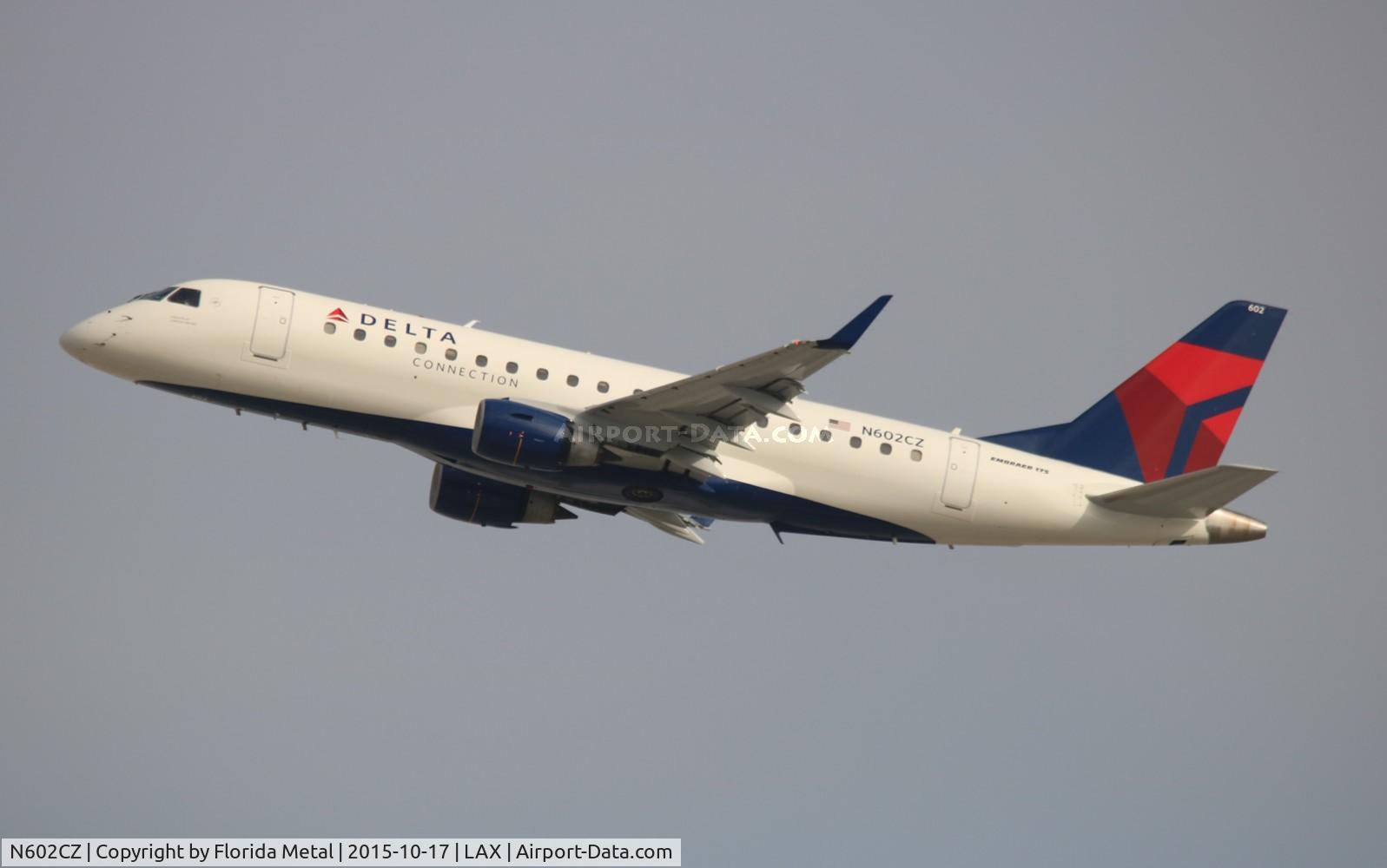 N602CZ, 2007 Embraer 175LR (ERJ-170-200LR) C/N 17000171, Delta Connection