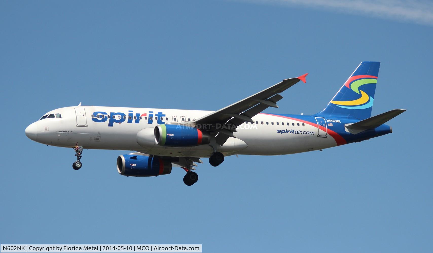 N602NK, 2010 Airbus A320-232 C/N 4264, Spirit