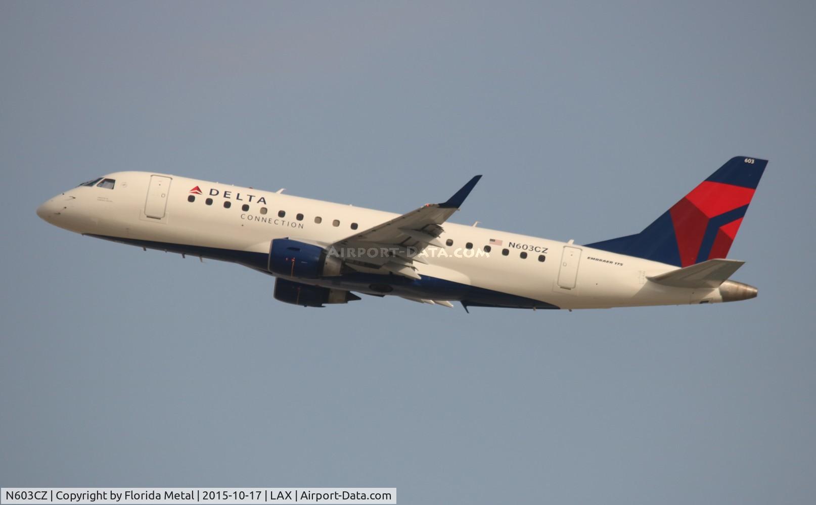 N603CZ, 2007 Embraer 175LR (ERJ-170-200LR) C/N 17000176, Delta