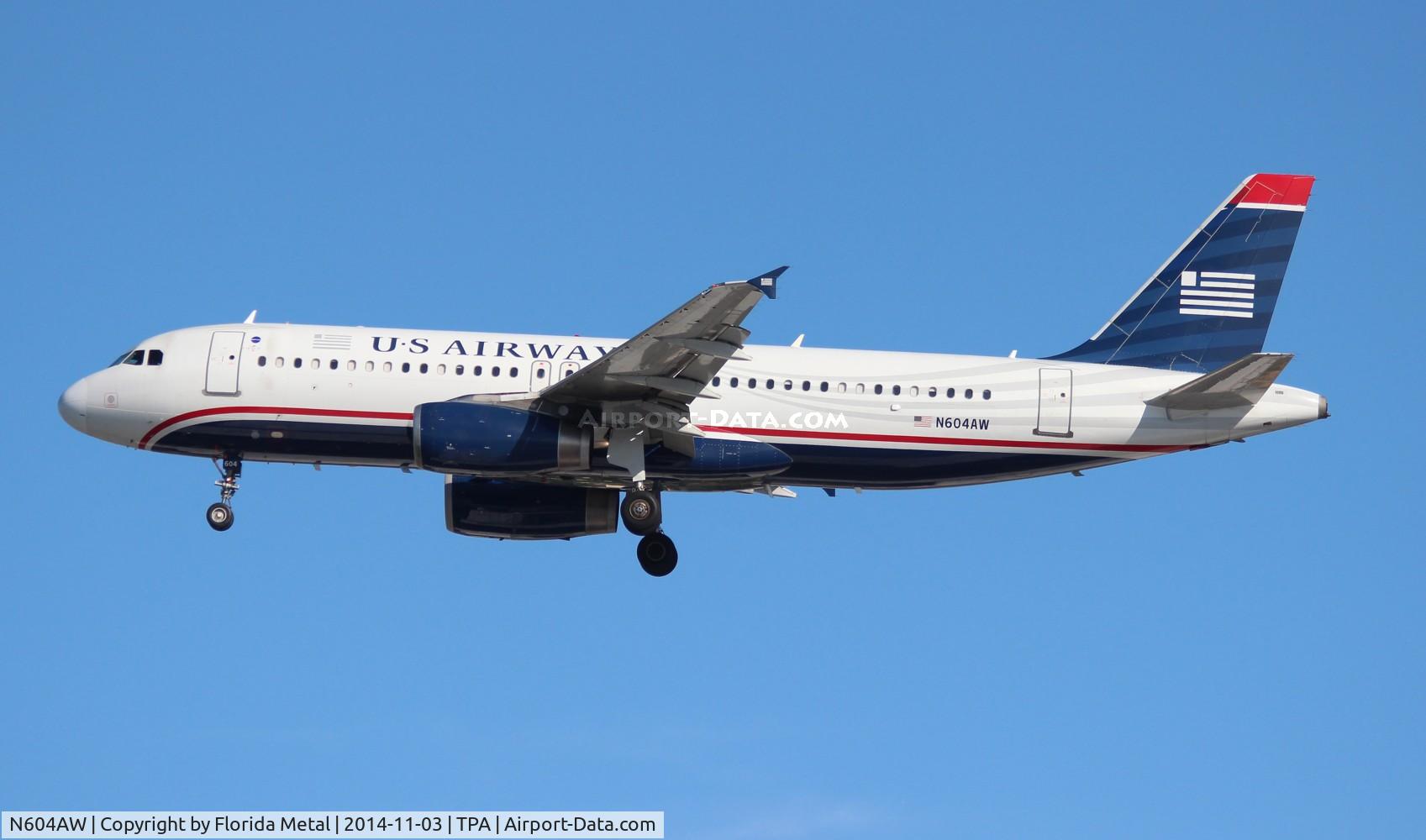 N604AW, 2000 Airbus A320-232 C/N 1196, USAirways
