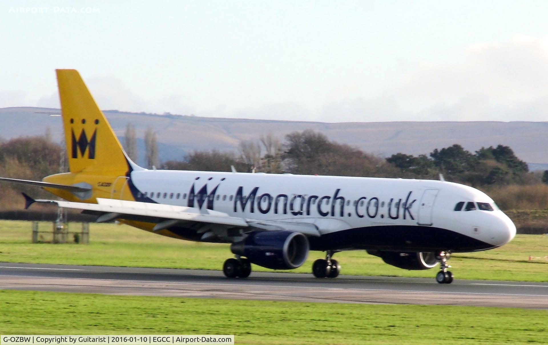 G-OZBW, 2001 Airbus A320-214 C/N 1571, At Manchester