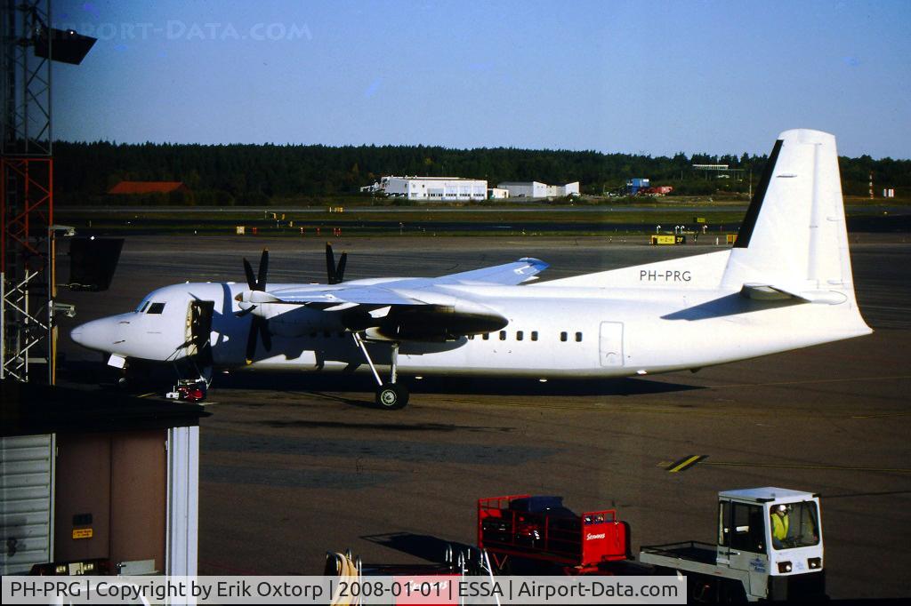 PH-PRG, 1988 Fokker 50 C/N 20155, PH-PRG in ARN SEP03
