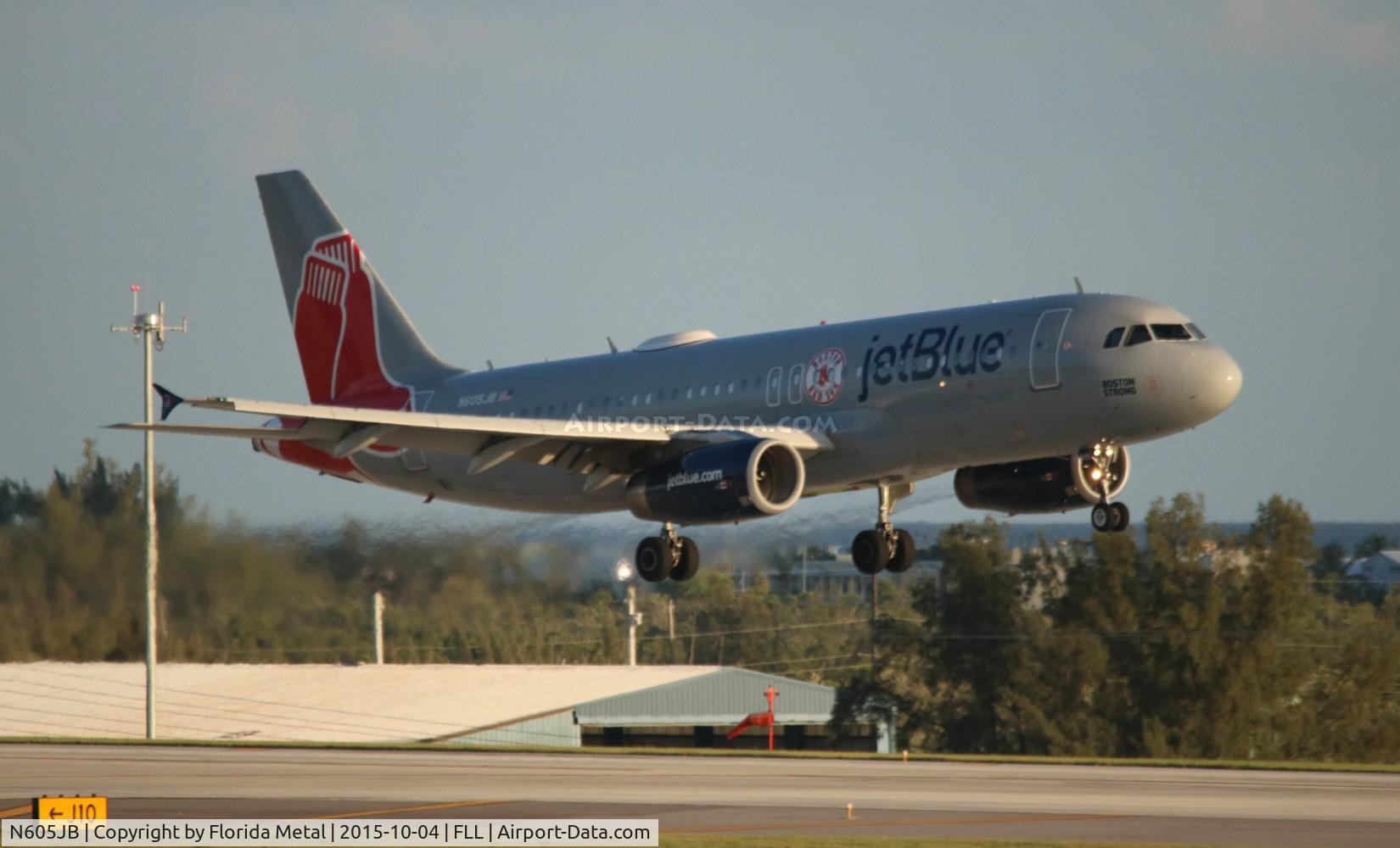 N605JB, 2005 Airbus A320-232 C/N 2368, Boston Red Sox