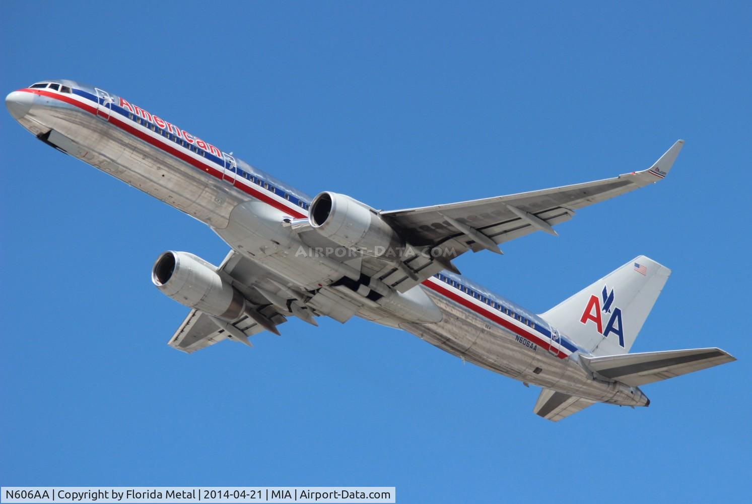 N606AA, 1996 Boeing 757-223 C/N 27057, American