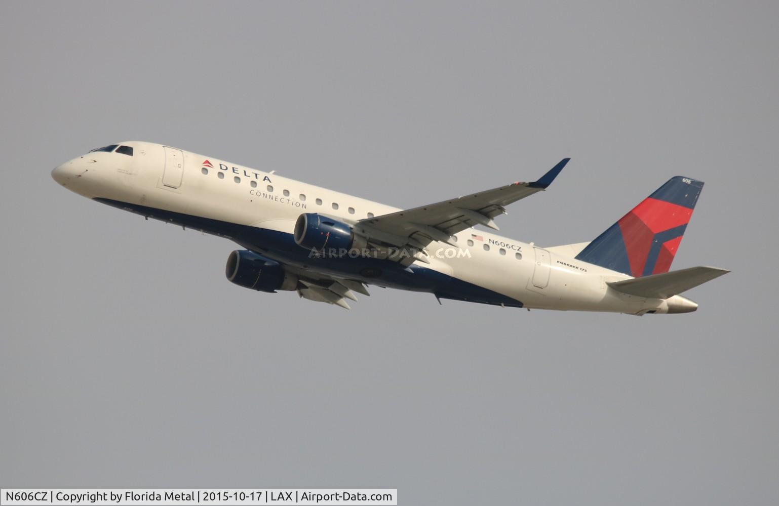 N606CZ, 2007 Embraer 175LR (ERJ-170-200LR) C/N 17000188, Delta Connection