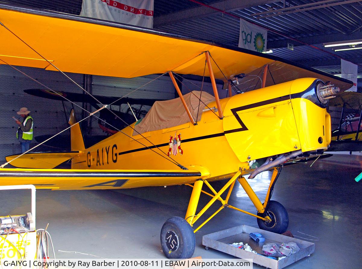 G-AIYG, 1945 Stampe-Vertongen SV-4B C/N 21, SNCAN Stampe SV.4B [21] Antwerp-Deurne~OO 11/08/2010
