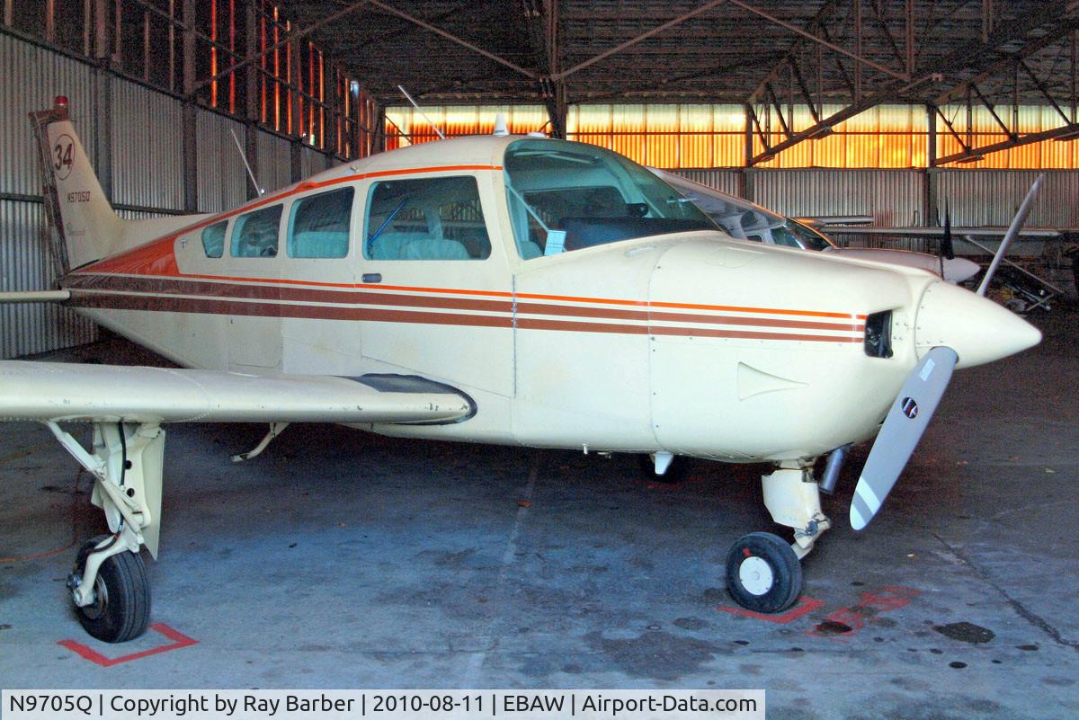 N9705Q, 1970 Beech A24R Musketeer Super R C/N MC-61, Beech A24R Musketeer Super R [MC-61] Antwerp-Deurne~OO 11/08/2010