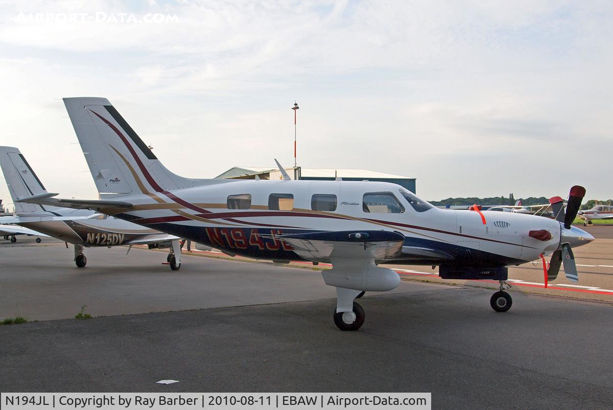 N194JL, 2007 Piper PA-46-500TP Malibu Meridian C/N 4697337, Piper PA-46-500TP Malibu Meridian [4697337] Antwerp-Deurne~OO 11/08/2010