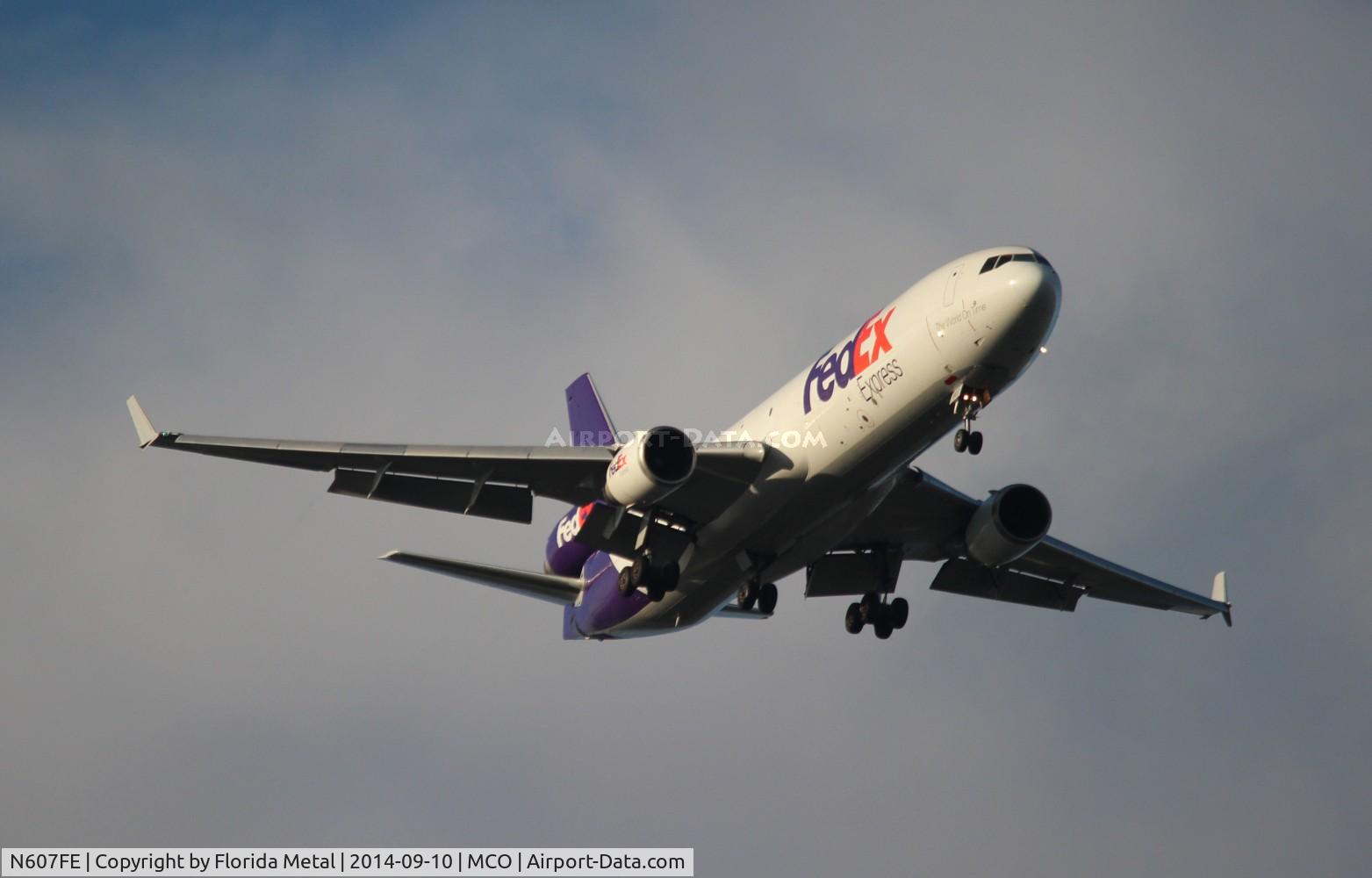 N607FE, 1992 McDonnell Douglas MD-11F C/N 48547, Fed Ex
