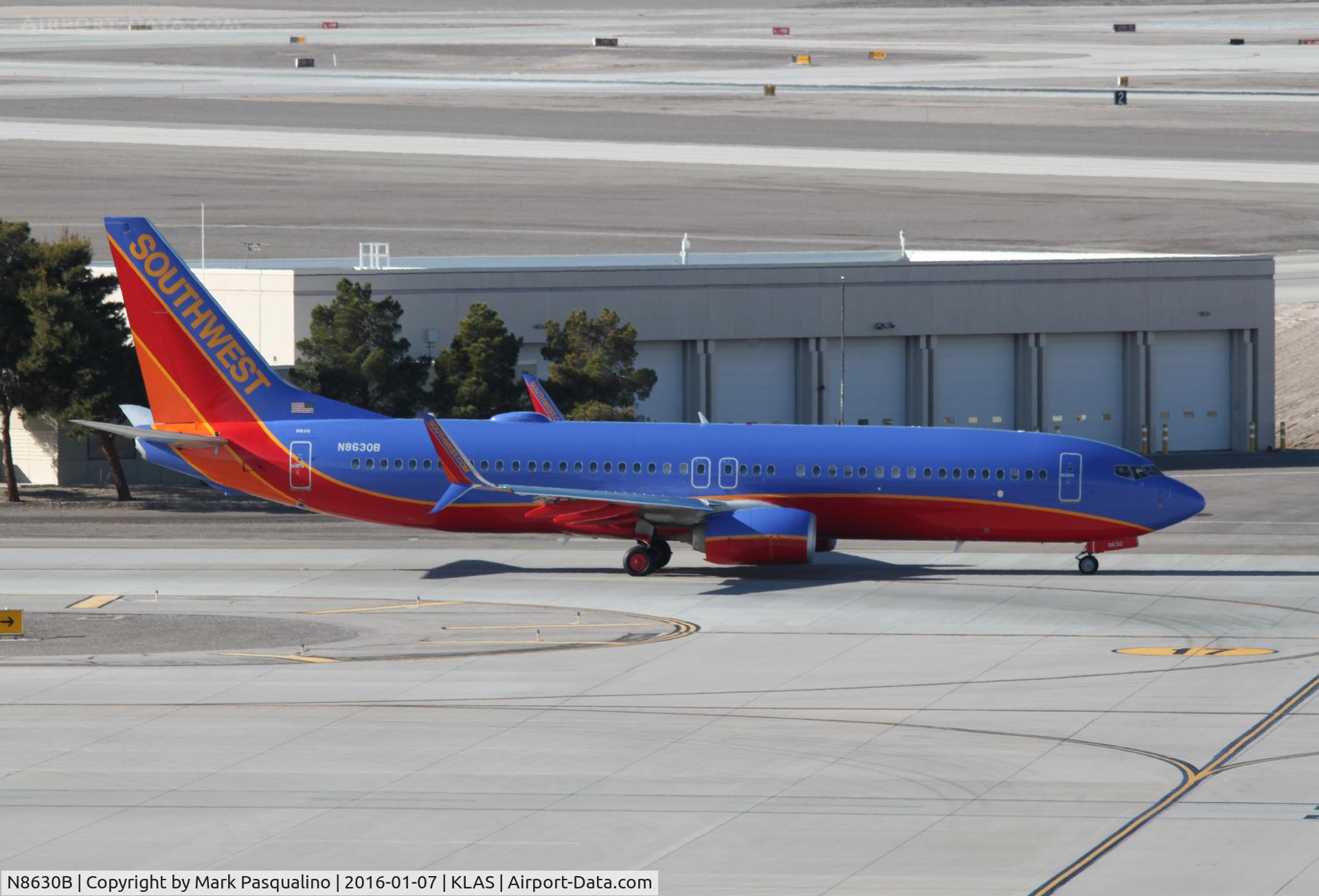 N8630B, 2014 Boeing 737-8H4 C/N 42521, Boeing 737-800