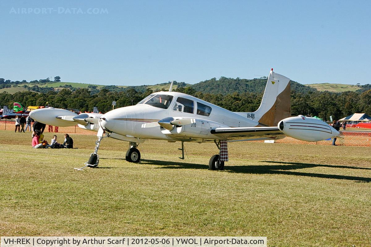 VH-REK, 1957 Cessna 310B C/N 35583, HARS Albion Park May 2012