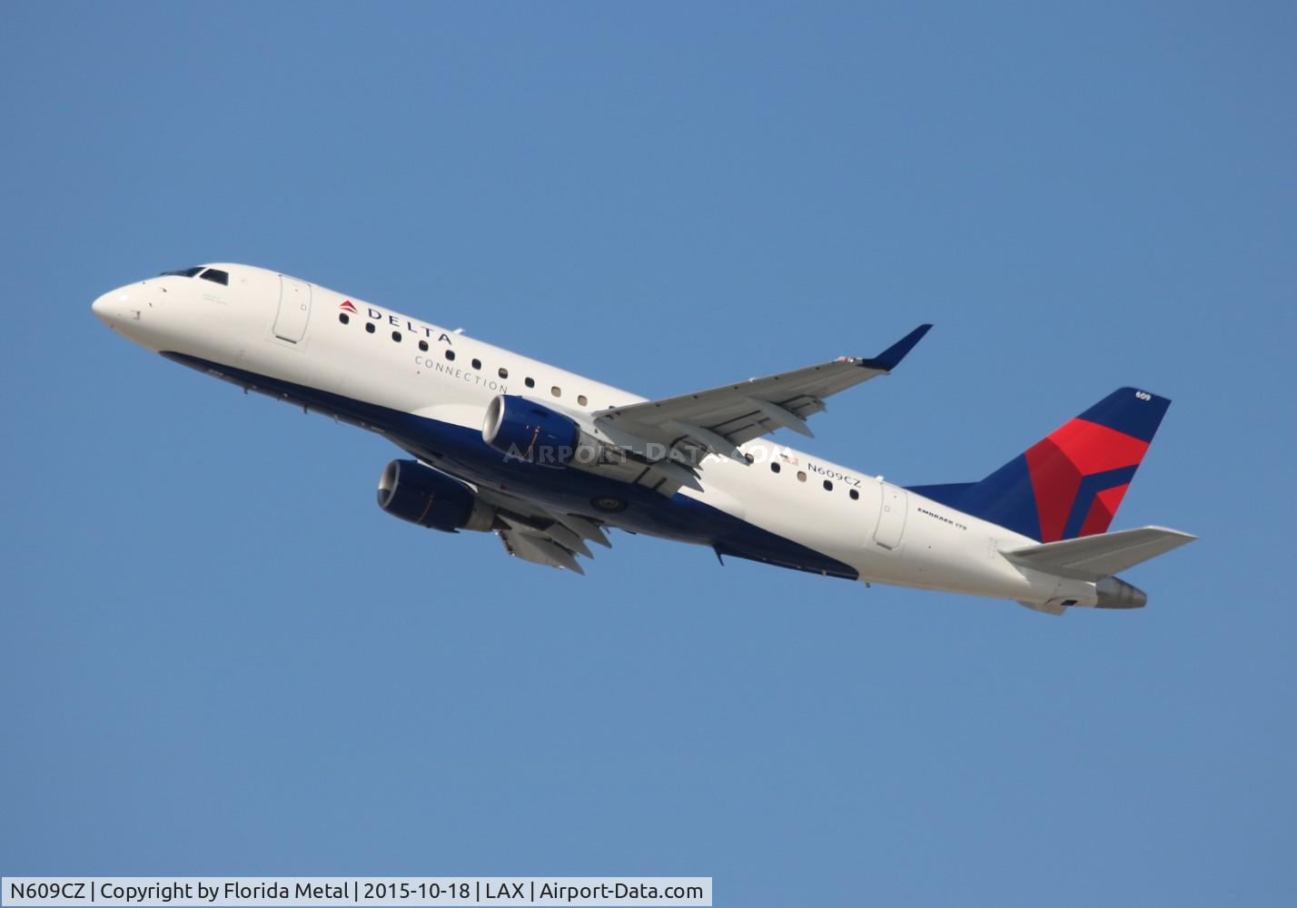 N609CZ, 2007 Embraer 175LR (ERJ-170-200LR) C/N 17000197, Delta Connection